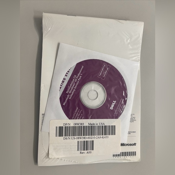 NWT Dell Reinstallation CD Microsoft Windows XP Professional Service Pack 2002 - Picture 2 of 8